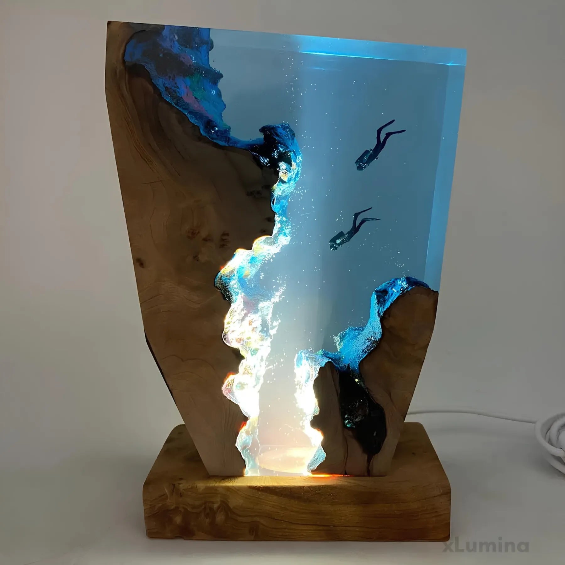 Lampe de Table Océanique – Décoration Lumineuse Apaisante
