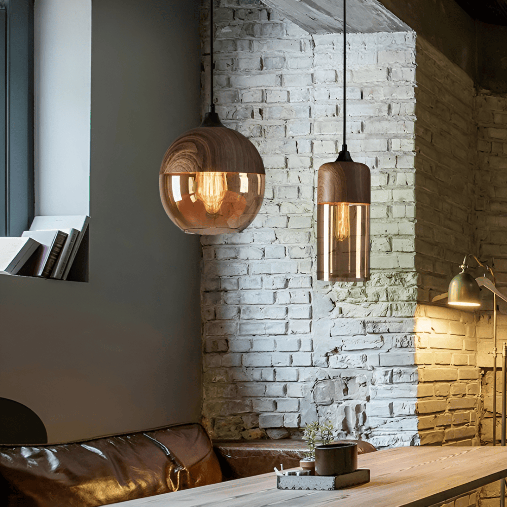 Colgante Retro Glass Loft - Iluminación de moda y ambiente único