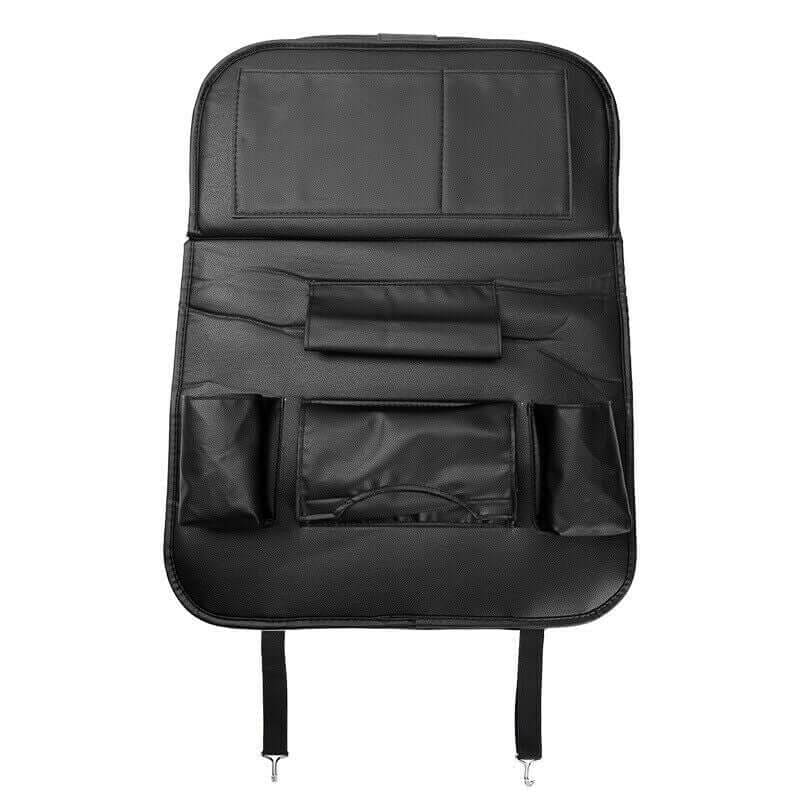Organizador de asiento trasero con bandeja - Accesibilidad, estabilidad y diseño compacto
