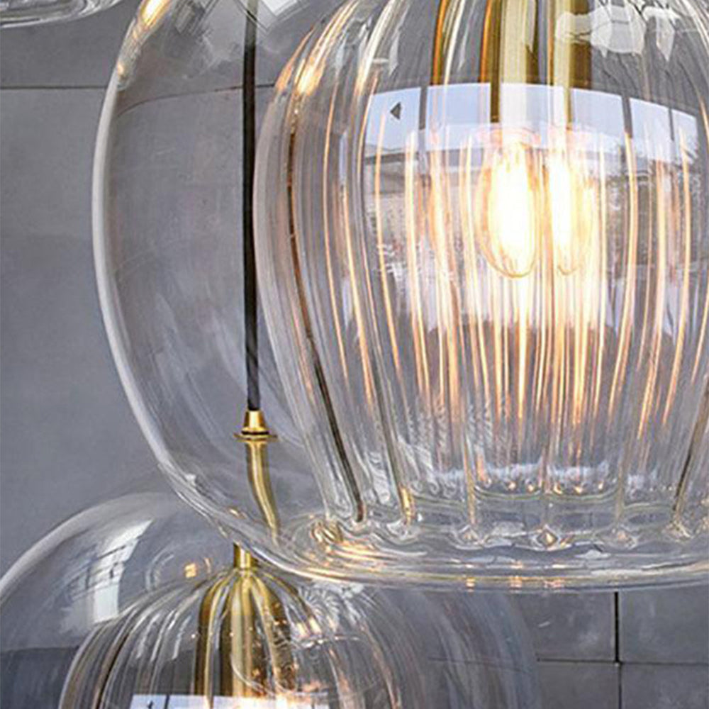 Elegante en Warme Glazen Hanglamp – Stijl en Finesse 