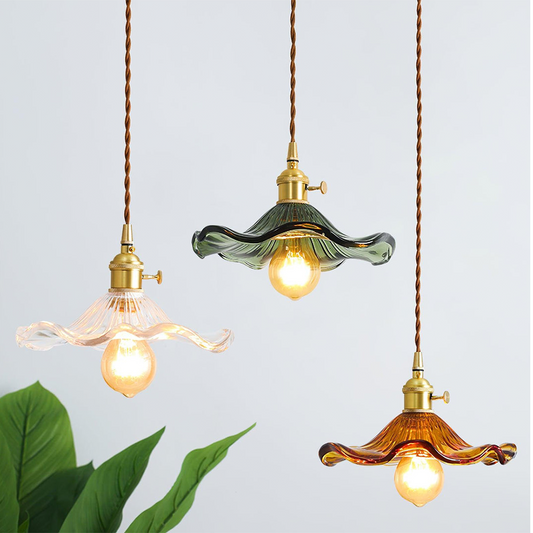 Lâmpada Flor Suspensa – Charme Natural e Espírito Terno 