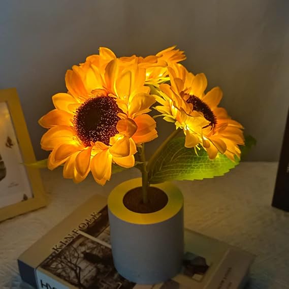 Lâmpada de Mesa LED Recarregável USB – Iluminação Original e Elegante 