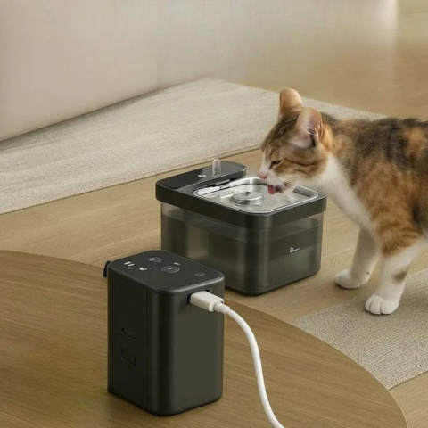 Fontana per gatti senza fili – Libertà e idratazione continua 