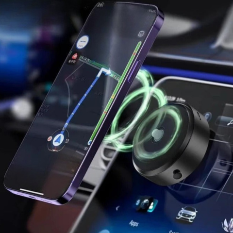 Soporte magnético de 360° para el teléfono del coche: fijación segura y uso práctico