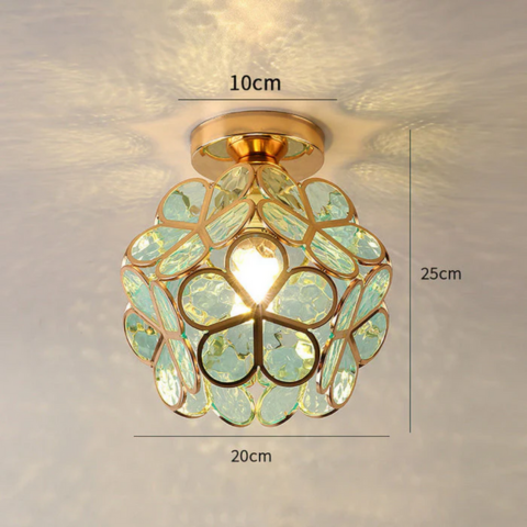 Luminária de Teto em Forma de Flor – Design Delicado e Moderno 