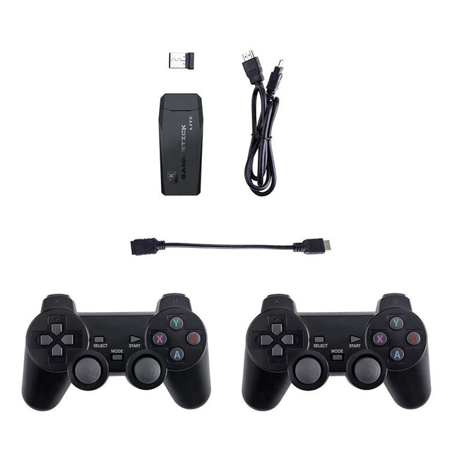 Retro Spelkonsol – 4K Upplevelse Och Dubbel Joystick 