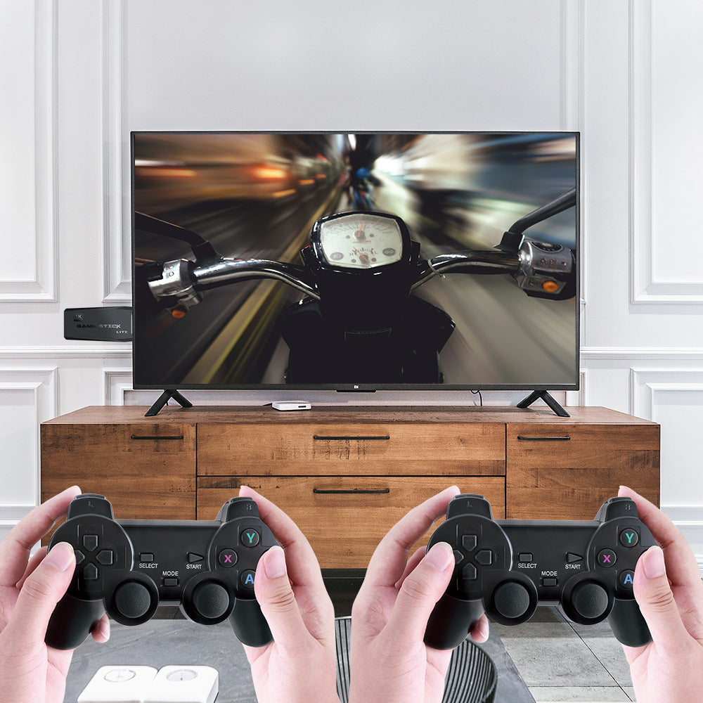 Retro Spelkonsol – 4K Upplevelse Och Dubbel Joystick 