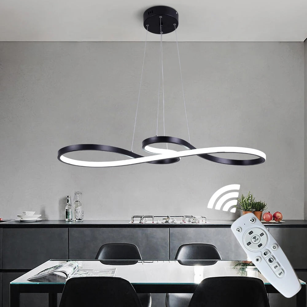 Moderne LED Oppheng i Ringer – Elegant og Futuristisk Design 