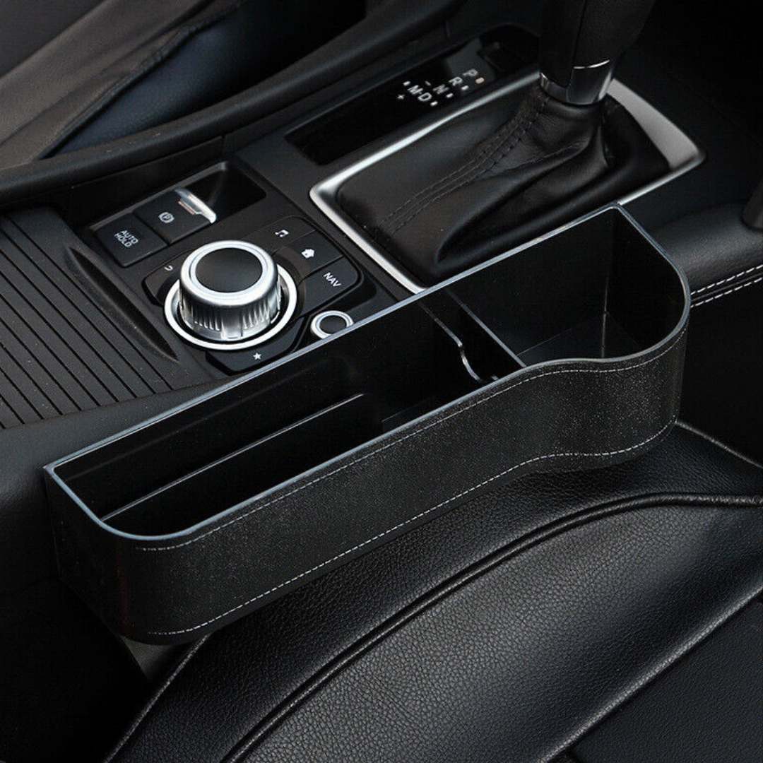 Organizador para la consola del asiento del coche - Almacenamiento práctico y acceso rápido