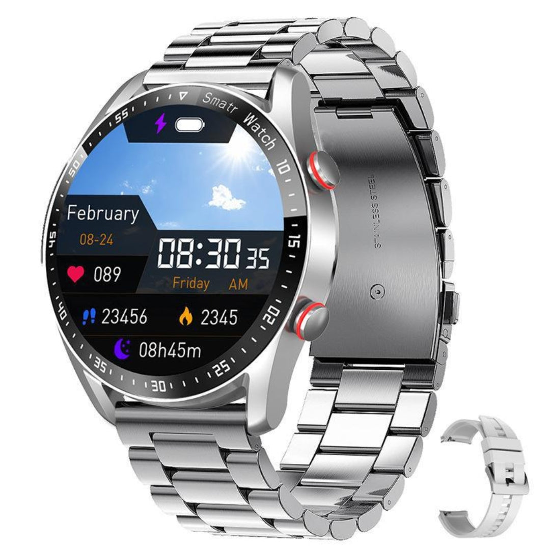 Ceas Smart Elegant – Stil Rafinat și Funcții Inteligente 