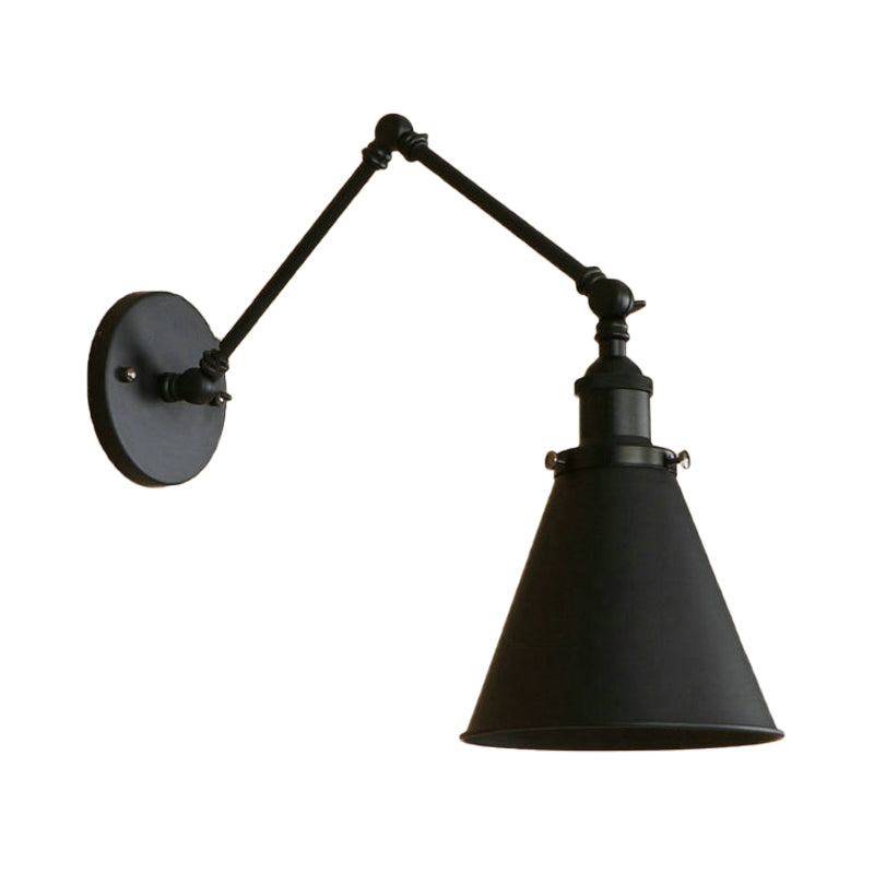 Vägglampa i industriell stil - solid struktur och unik stil