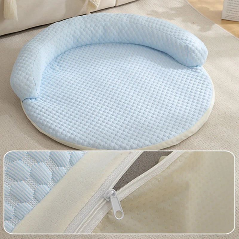 Round Refreshing Carpet – With Raised Resting Area 