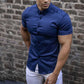 Joseph | Camisa de Mangas Curtas Elegante – Corte Ajustado e Estilo Moderno 