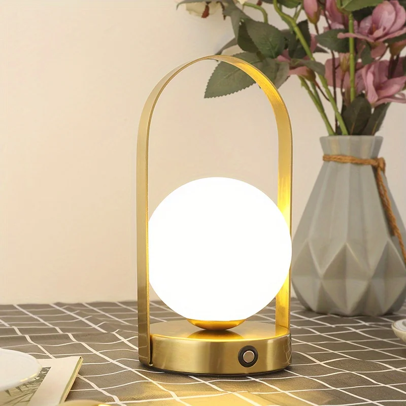 Lampada da Tavolo Senza Fili — Intensità Luminosa Regolabile 