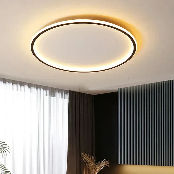 Kruhové stropní osvětlení – Teplá atmosféra a skandinávská elegance 