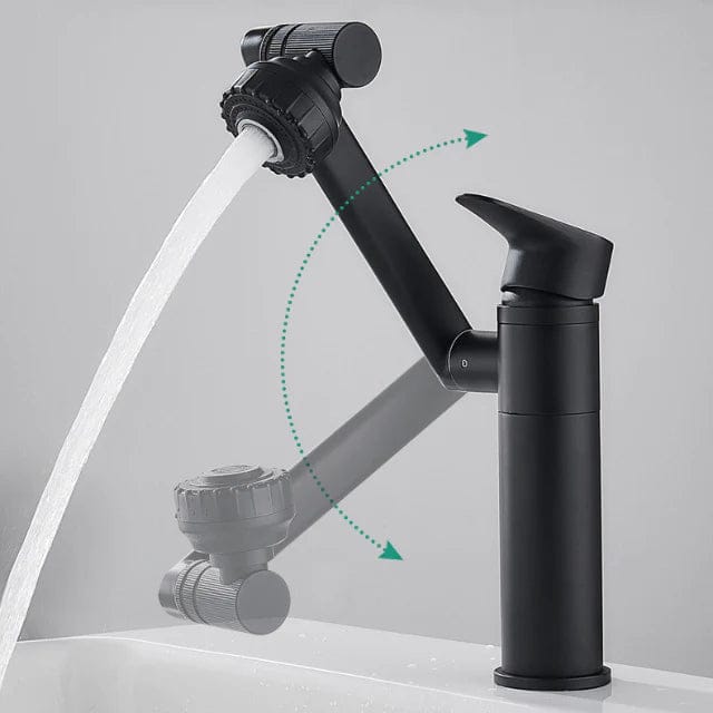 Robinet Flexible Rotatif 360° – Jet Ajustable Et Pulvérisation
