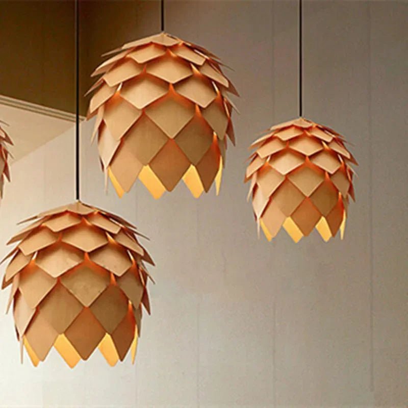 Lampada sospesa scultorea – Design ispirato alla natura 