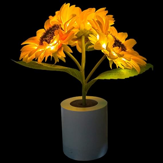 Lâmpada de Mesa LED Recarregável USB – Iluminação Original e Elegante 