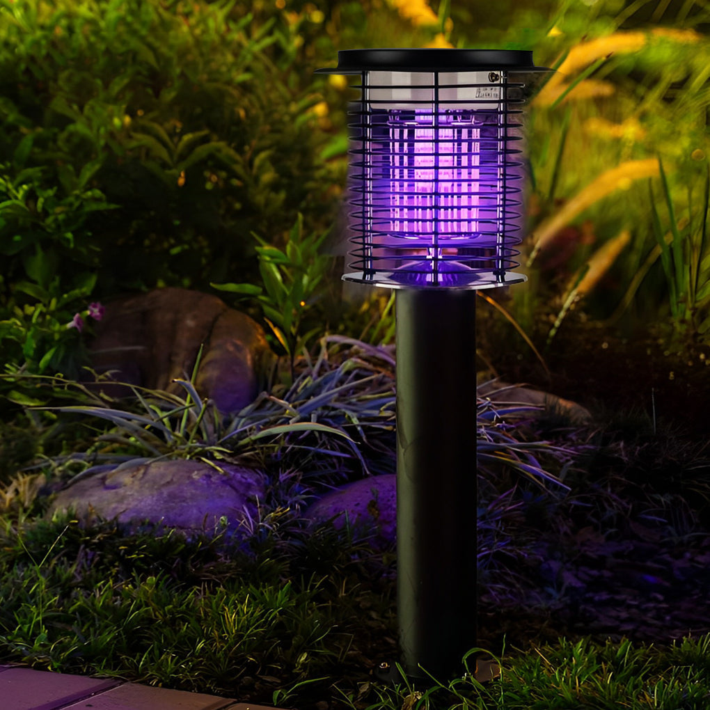 Lampa przeciwkomarowa wodoodporna – ładowanie solarne i USB 