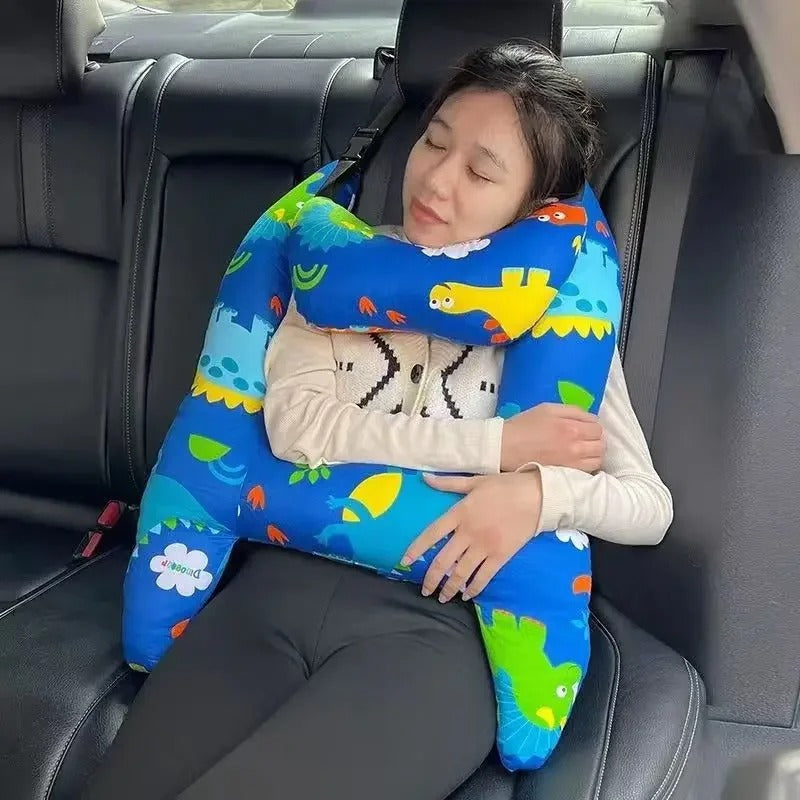 Cojín de viaje para niños - Apoyo para la cabeza y sueño tranquilo