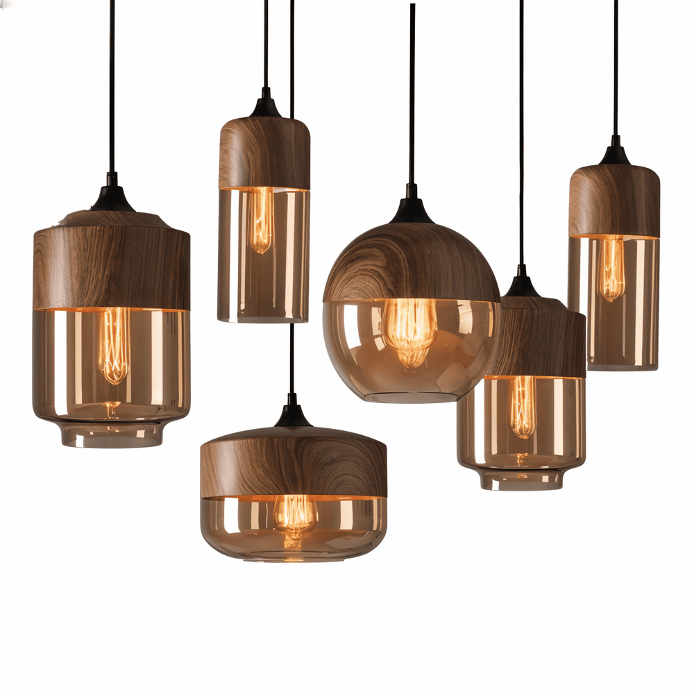Colgante Retro Glass Loft - Iluminación de moda y ambiente único