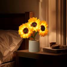 Lâmpada de Mesa LED Recarregável USB – Iluminação Original e Elegante 