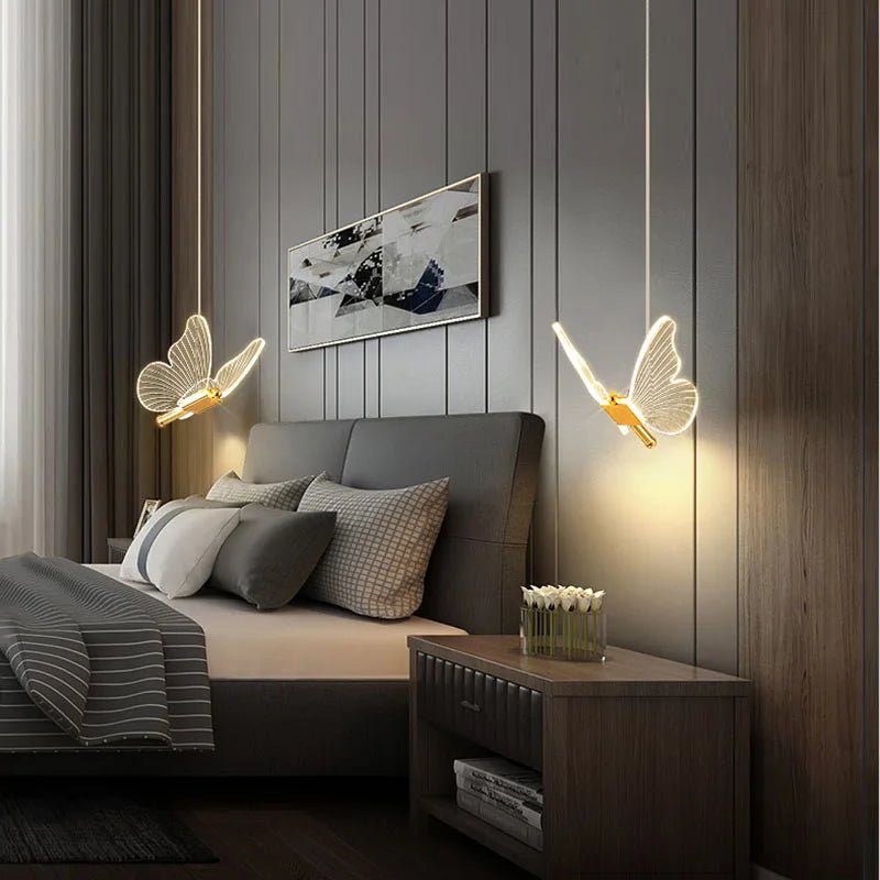 Lampa Suspendată Fluture – Eleganță și Originalitate 