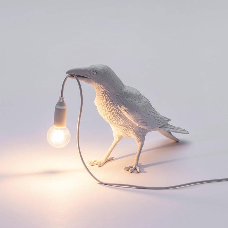 Decoratieve Lamp — Kraai Voor Een Mystieke Sfeer 