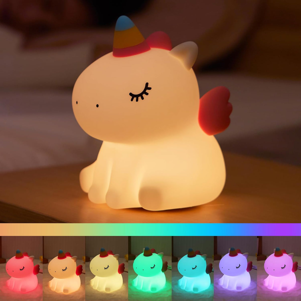 Veilleuse Licorne – Lumière Apaisante Et Rêves Enchantés