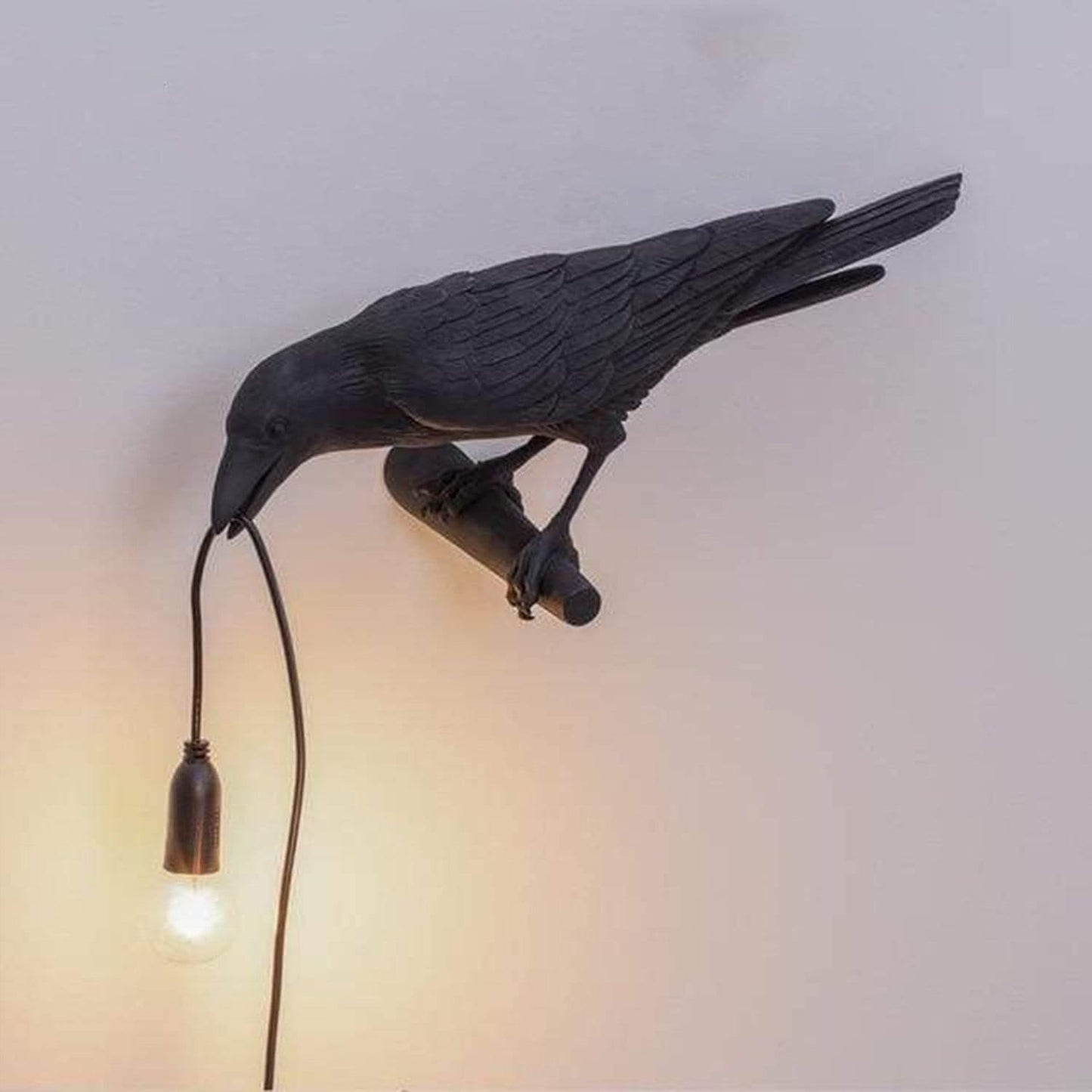 Decoratieve Lamp — Kraai Voor Een Mystieke Sfeer 