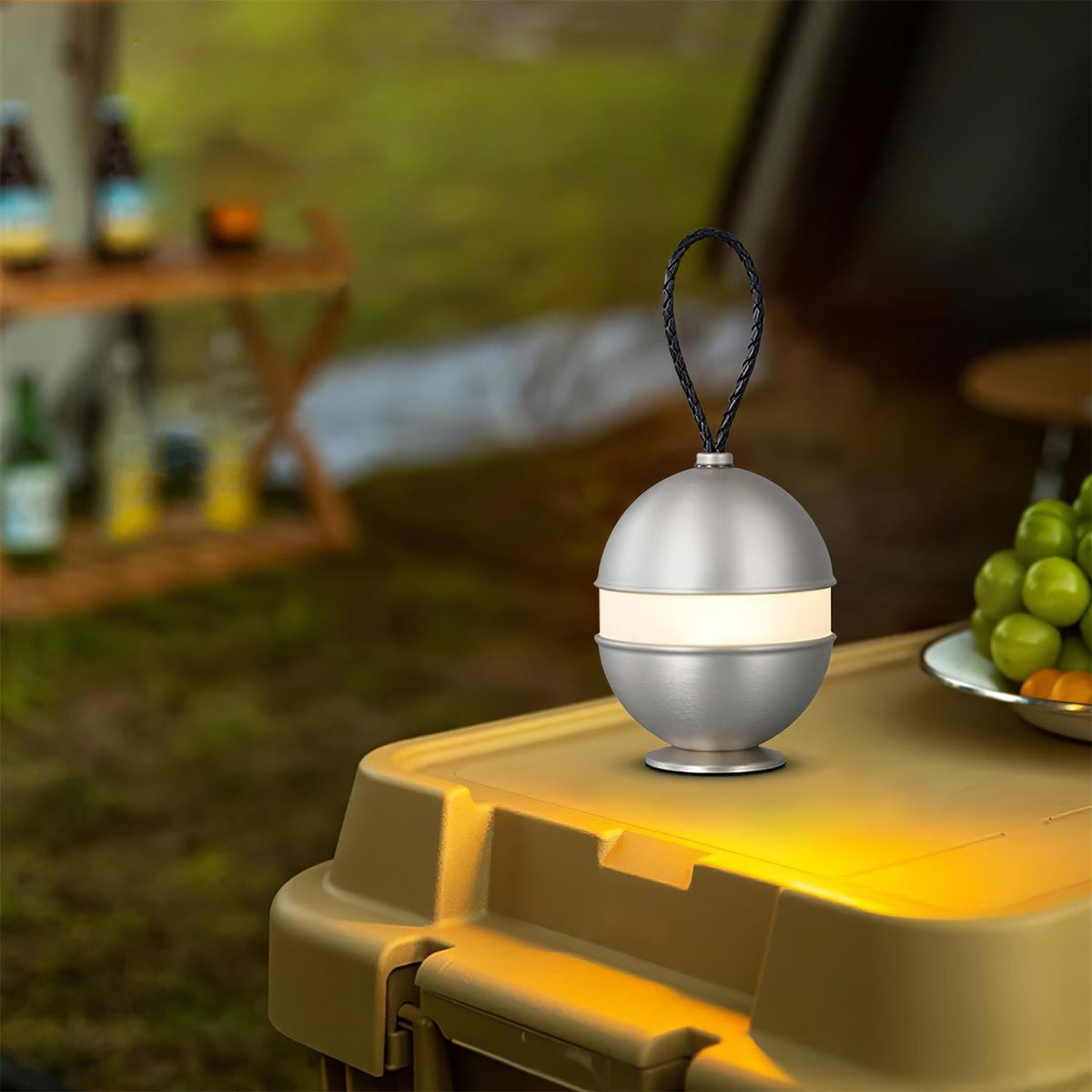 Újratölthető gömblámpa - elegáns design és pihentető fény