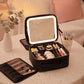 LED mirror makeup bag